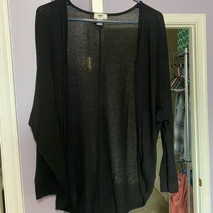 Light, black cardigan!